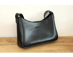 Cute LEATHER Side Bag Black WOMEN SHOULDER BAG Handbag Purse FOR WOMEN