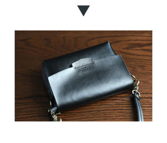 Cute LEATHER Small Side Bag Brown WOMEN SHOULDER BAG Small Handmade Crossbody Purse FOR WOMEN