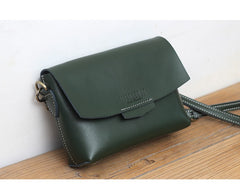 Cute LEATHER Small Side Bag Black WOMEN SHOULDER BAG Small Handmade Crossbody Purse FOR WOMEN