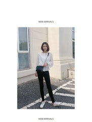 Cute LEATHER Small Side Bag White Handmade WOMEN Crossbody BAG Phone Purse FOR WOMEN