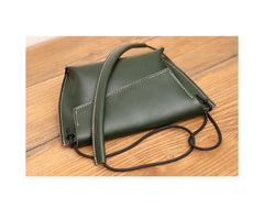 Cute LEATHER Small Side Bag White Handmade WOMEN Crossbody BAG Phone Purse FOR WOMEN