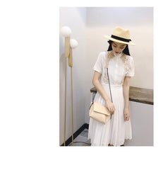 Cute LEATHER Small Side Bag Black Handmade WOMEN Crossbody BAG Phone Purse FOR WOMEN