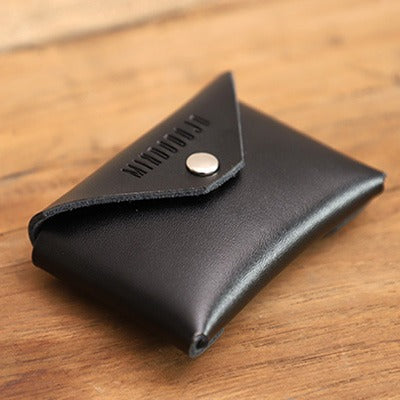 Cute Leather Card Holder Women Coin Wallet - Chain Detail