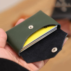 Cute Green Leather Card Holder Women Coin Wallet Multi Card Wallets For Women