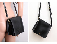 Cute White LEATHER Square Side Bag Handmade WOMEN Phone Crossbody BAG Purse FOR WOMEN