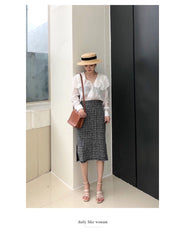 Cute Brown LEATHER Square Side Bag Handmade WOMEN Phone Crossbody BAG Purse FOR WOMEN