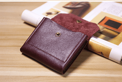 Cute Women Green Leather Billfold Card Wallet Coin Wallets Mini Change Wallets For Women