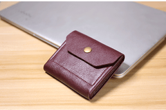 Cute Women Green Leather Billfold Card Wallet Coin Wallets Mini Change Wallets For Women