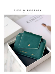 Cute Women Black Leather Card Holders Slim Card Wallet Coin Holder Change Wallet For Women