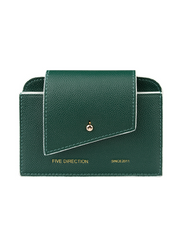 Cute Women Black Leather Card Holders Slim Card Wallet Coin Holder Change Wallet For Women