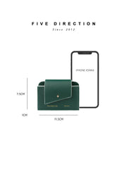 Cute Women Black Leather Card Holders Slim Card Wallet Coin Holder Change Wallet For Women