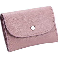 Cute Women Gray Leather Change Wallet Coin Wallet Small Billfold Wallet For Women