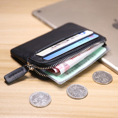 Cute Women Pink Leather Mini Card Wallet Coin Wallets Slim Change Wallets For Women