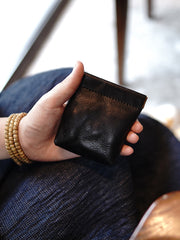 Cute Women Green Leather Change Wallet Slim Coin Wallets Headphone Case Cord Organizer For Women