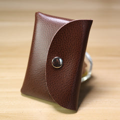 Cute Women Coffee Leather Mini Coin Wallet Change Wallet For Women