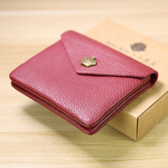 Cute Women Crown Blue Leather Mini Billfold Wallet Coin Wallets Slim Change Wallets For Women