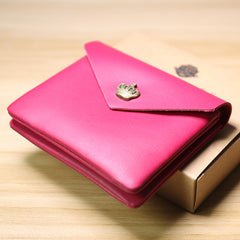 Cute Women Crown Blue Leather Mini Billfold Wallet Coin Wallets Slim Change Wallets For Women