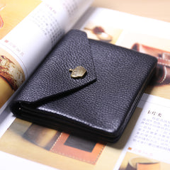 Cute Women Crown Dark Pink Leather Mini Billfold Wallet Coin Wallets Slim Change Wallets For Women