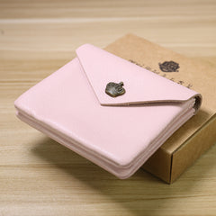 Cute Women Crown Pink Leather Mini Billfold Wallet Coin Wallets Slim Change Wallets For Women