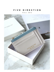 Cute Women Purple Vegan Leather Slim Card Holders Small Card Wallet Card Holder Credit Card Holder For Women