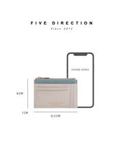 Cute Women Purple Vegan Leather Slim Card Holders Small Card Wallet Card Holder Credit Card Holder For Women