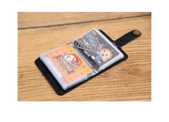 Cute Women Black Leather Card Holder Credit Card Wallet Bear Multi Card Wallet For Women