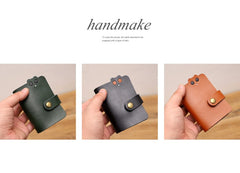 Cute Women Brown Leather Card Holder Credit Card Wallet Bear Multi Card Wallet For Women