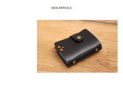 Cute Women Brown Leather Card Holder Credit Card Wallet Bear Multi Card Wallet For Women