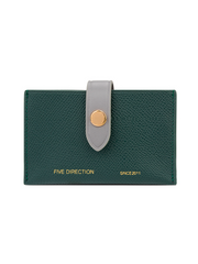 Cute Women Pink Small Leather Card Holders Slim Card Wallet Green Credit Card Holder For Women