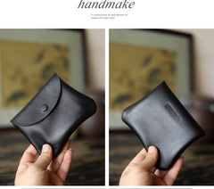 Cute Women Leather Card Holder Coin Purse Minimalist Coin Wallet For Women