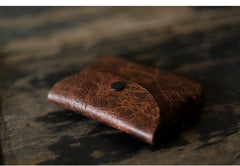 Cute Women Leather Card Holder Coin Purse Minimalist Coin Wallet For Women