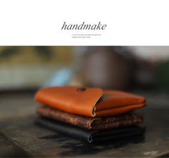 Cute Women Leather Card Holder Coin Purse Minimalist Coin Wallet For Women