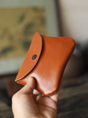 Cute Women Leather Card Holder Coin Purse Minimalist Coin Wallet For Women