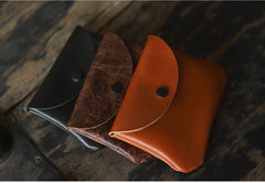 Cute Women Leather Card Holder Coin Purse Minimalist Coin Wallet For Women