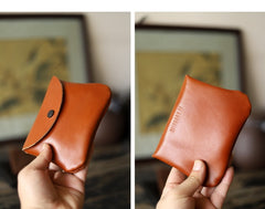 Cute Women Leather Card Holder Coin Purse Minimalist Coin Wallet For Women