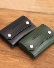 Cute Women Green Leather Card Holders Coin Wallet Multi Card Wallet For Women