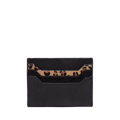 Cute Women Green Leather Card Holder Contrast Color Card Wallet Card Holder Credit Card Holder For Women