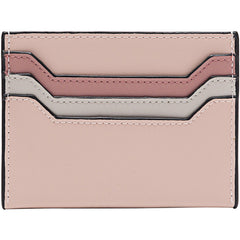 Cute Women Green Leather Card Holder Contrast Color Card Wallet Card Holder Credit Card Holder For Women