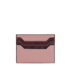 Cute Women Green Leather Card Holder Contrast Color Card Wallet Card Holder Credit Card Holder For Women