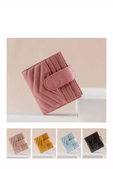 Cute Women Black Leather Card Holder Small Card Wallet Card Holder Small Wallet Credit Card Holder For Women
