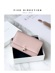 Cute Women Orange Sheepskin Small Wallet Card Wallet Coin Change Wallet For Women