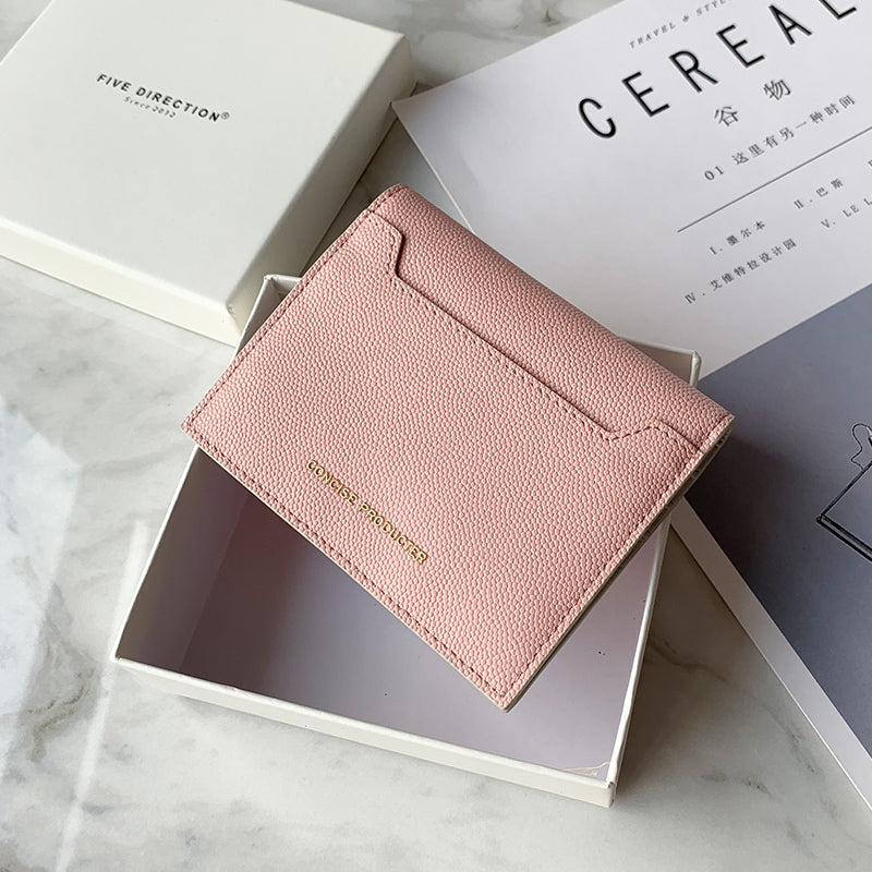 Cute Women Dark Green Leather Card Holders Slim Card Wallet Card Holder Wallet For Women