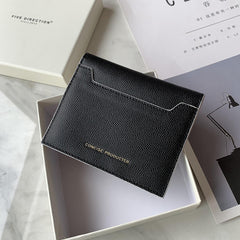 Cute Women Light Khaki Leather Card Holders Slim Card Wallet Card Holder Wallet For Women