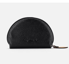 Cute Women Pink Leather Slim Zipper Wallet Small Card Holder Round Change Coin Wallet For Women