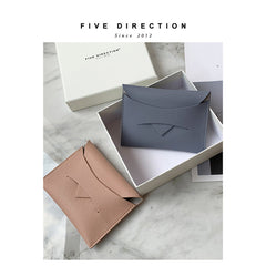 Cute Women Black Vegan Leather Slim Card Holder Card Wallets Slim Change Wallet Credit Card Holder For Women