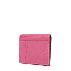 Cute Women Red Leather Card Holder Slim Card Wallet Red Card Holder Credit Card Holder For Women