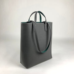 Cute Womens Black&Coffee Leather Shoulder Tote Bag Best Tote Handbag Shopper Bag Purse for Ladies