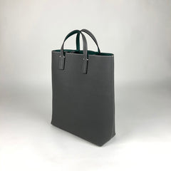Cute Womens Gray&White Leather Shoulder Tote Bag Best Tote Handbag Shopper Bag Purse for Ladies