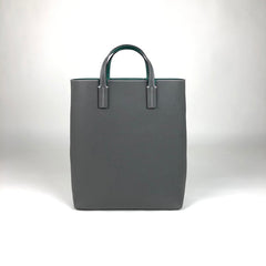 Cute Womens Black&Orange Leather Shoulder Tote Bag Best Tote Handbag Shopper Bag Purse for Ladies