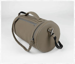 Cute Womens Green Leather Bucket Shoulder Purse Barrel Crossbody Bag Purse for Ladies